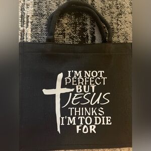 Canvas Tote: Black